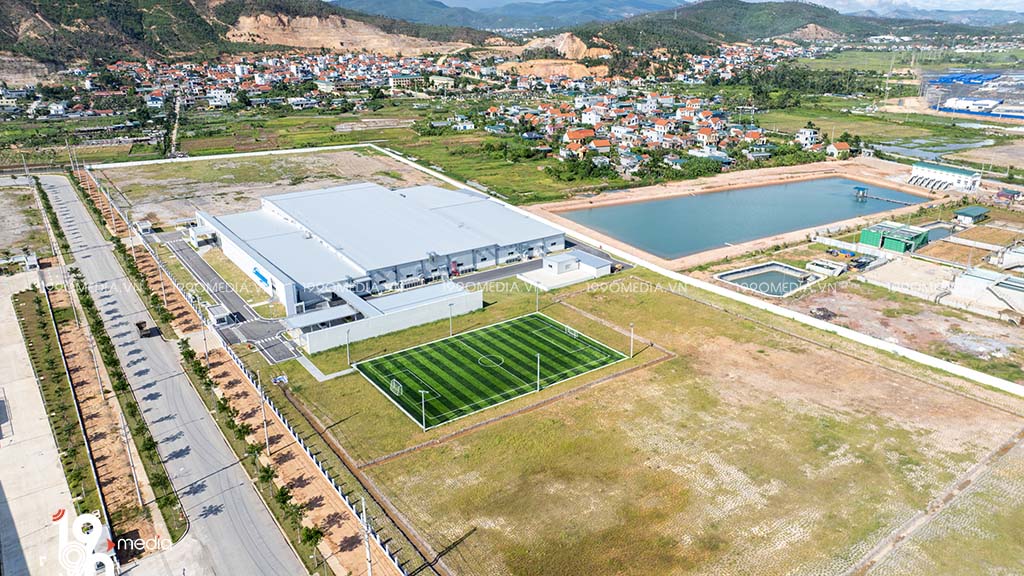Khu công nghiệp Amata Quảng Ninh flycam