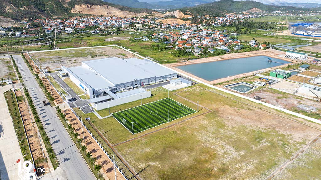 Khu công nghiệp Amata Quảng Ninh flycam