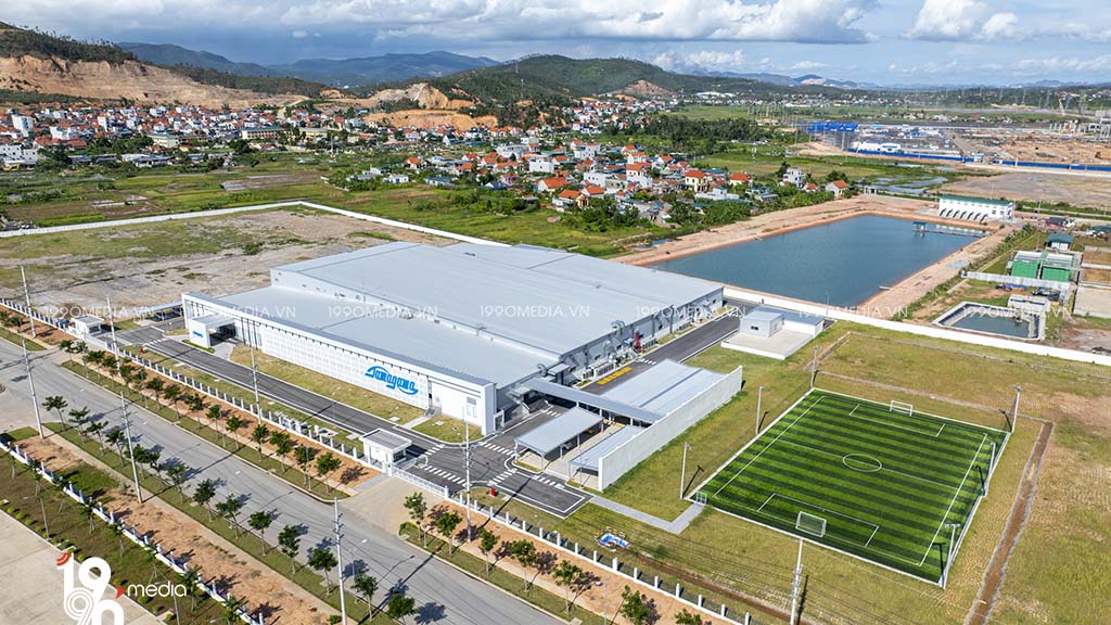 Khu công nghiệp Amata Quảng Ninh flycam