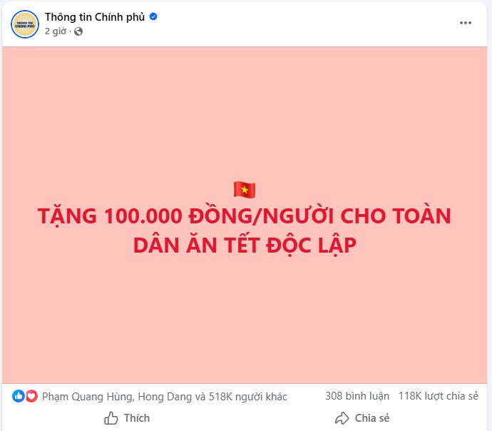 tang 100 nghin cho nhan dan