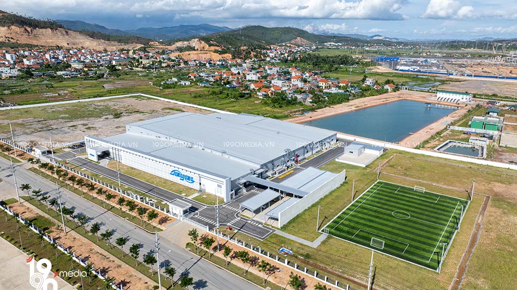 Khu công nghiệp Amata Quảng Ninh flycam