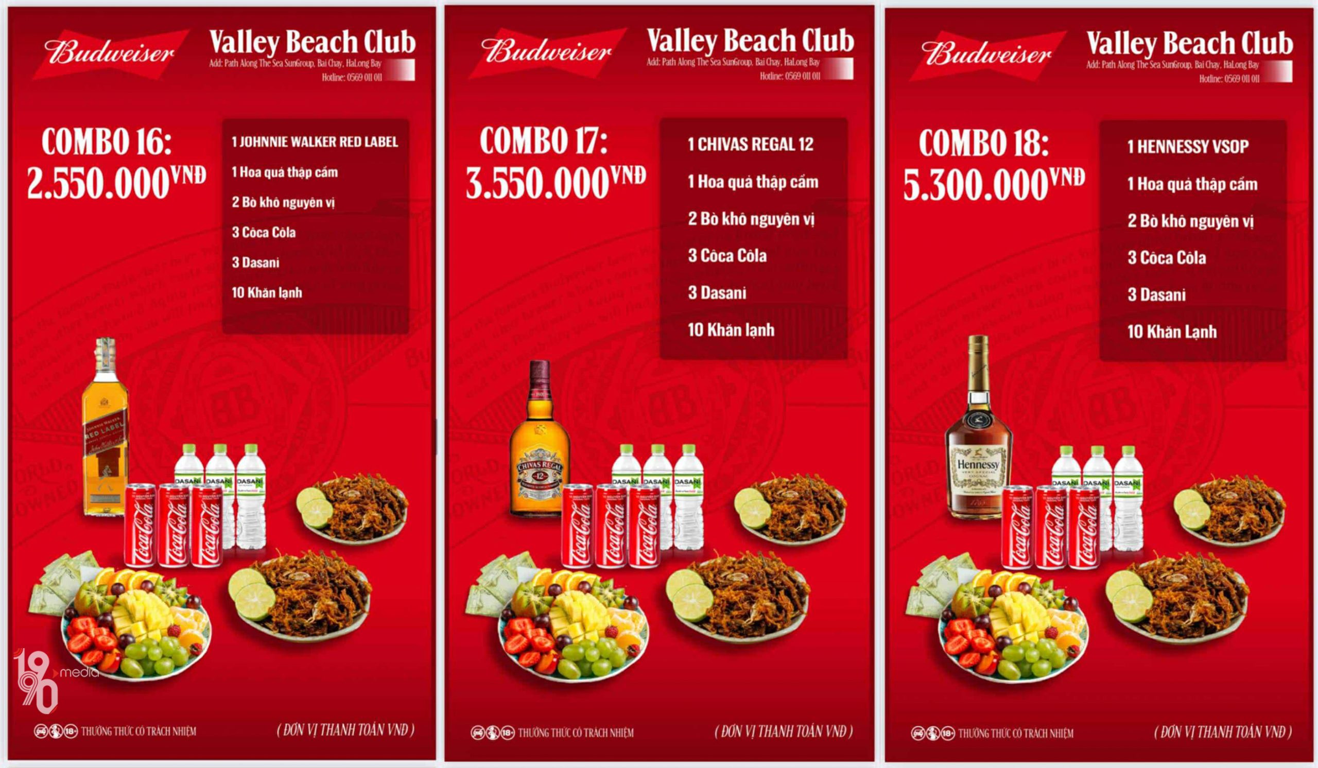 Bảng giá combo ăn chơi tại Valley Hạ Long 