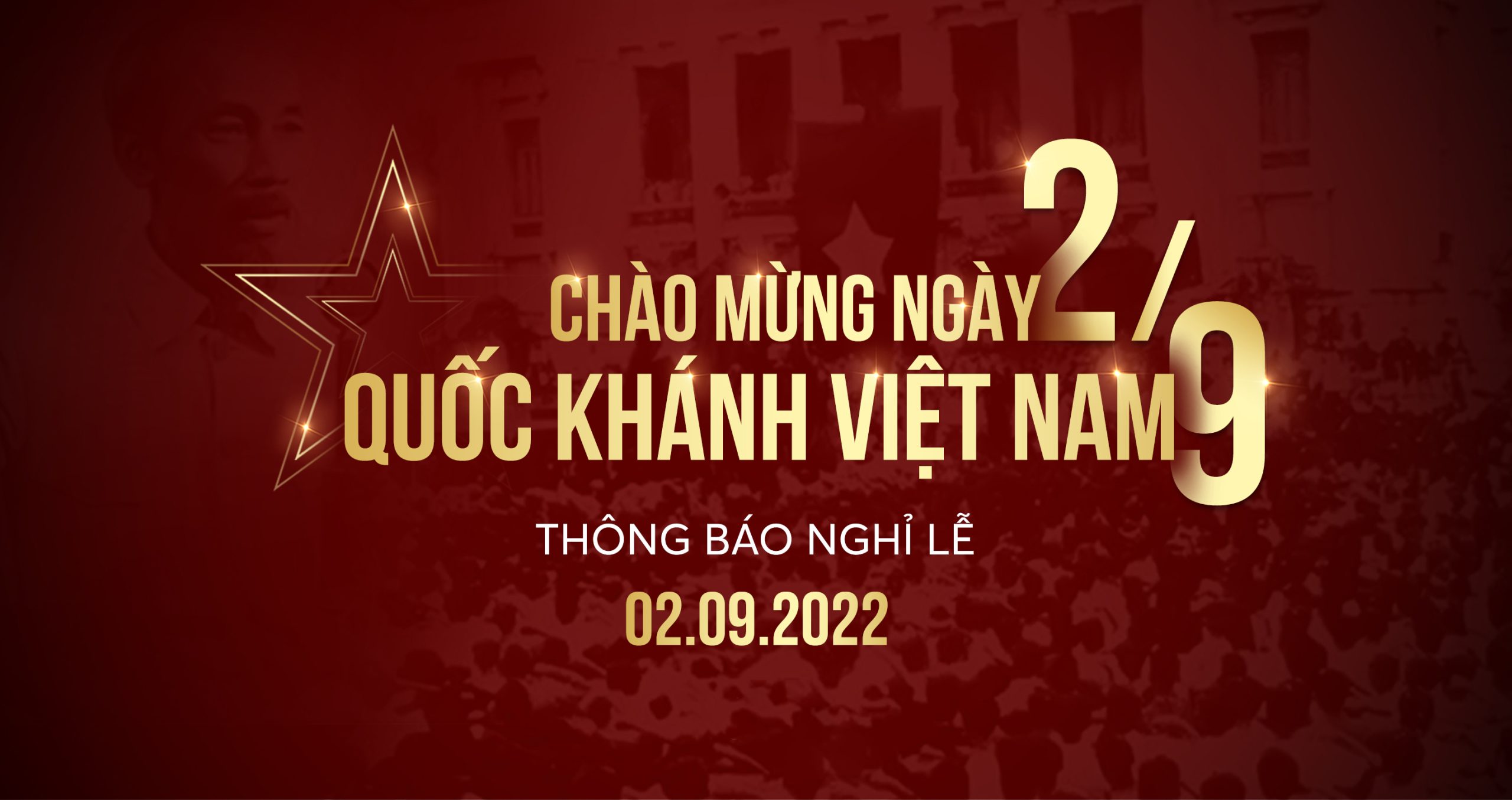 Mẫu thiết kế Thông Báo Nghỉ Lễ Quốc Khánh Việt Nam 2/9 đẹp – 1990 Media
