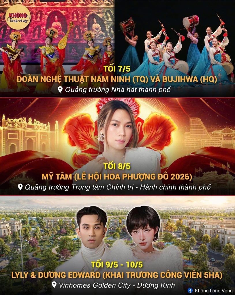 Lễ Hội Hoa Phượng Đỏ Hải Phòng 2026 – Lịch Trình, Địa Điểm & Những Điều Cần Biết 2 Lễ Hội Hoa Phượng Đỏ 2026 ở đâu