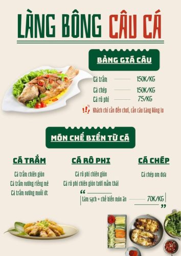 Menu Câu Cá